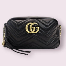 Load image into Gallery viewer, GUCCI Marmont Shoulder Bag Black