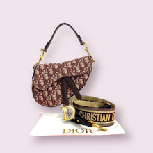 Load image into Gallery viewer, CHRISTIAN DIOR Mini Saddle Bag
