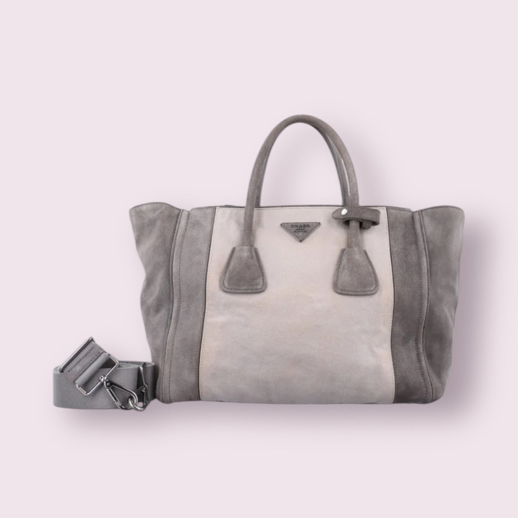 Prada Suede Tote