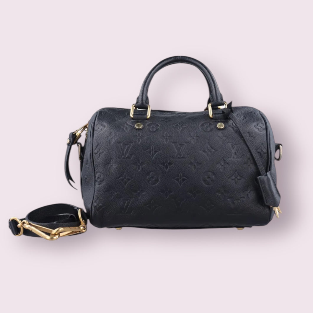 LOUIS VUITTON Speedy 25 Black
